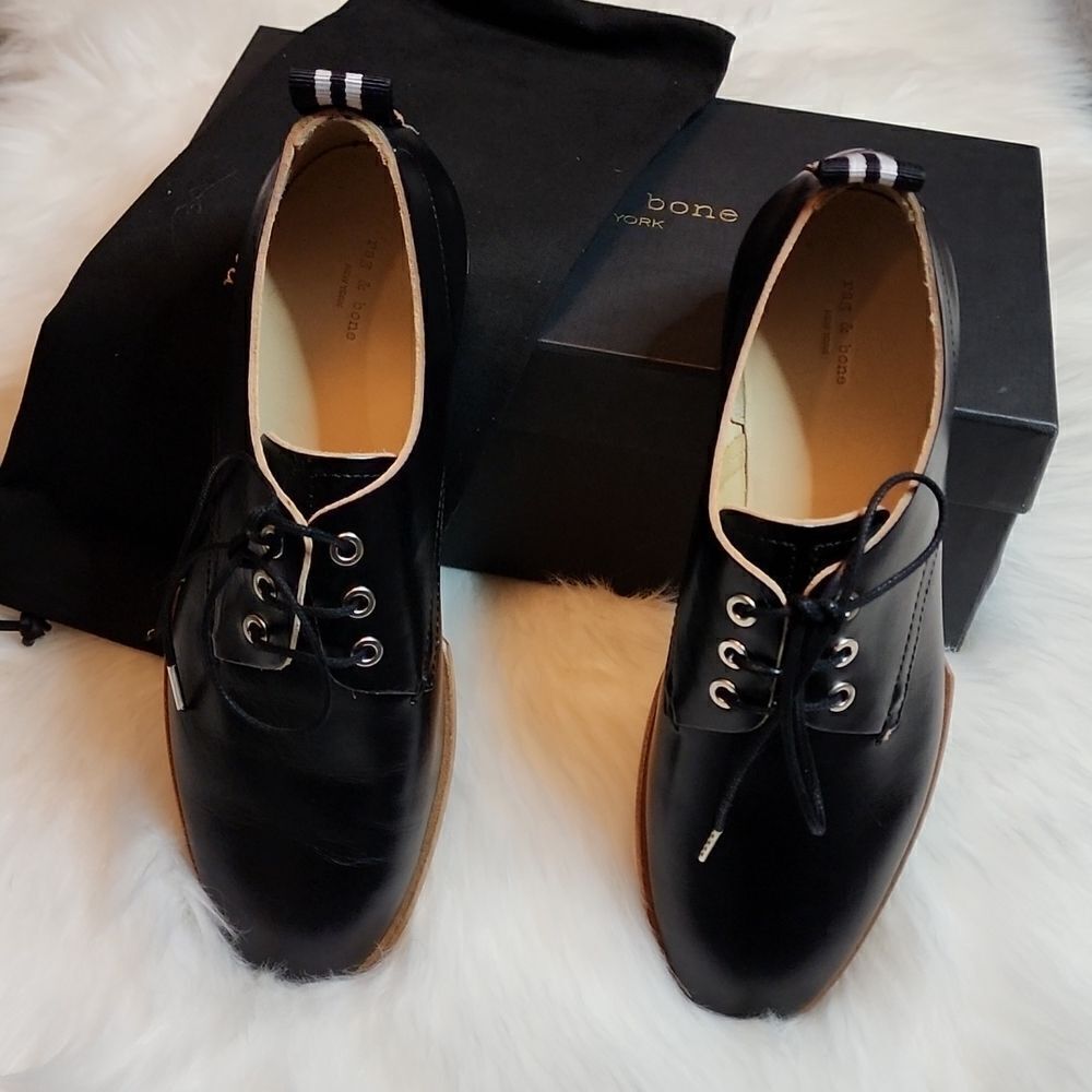 NIB Rag & Bone Black Audrey Loafers Size  8.5